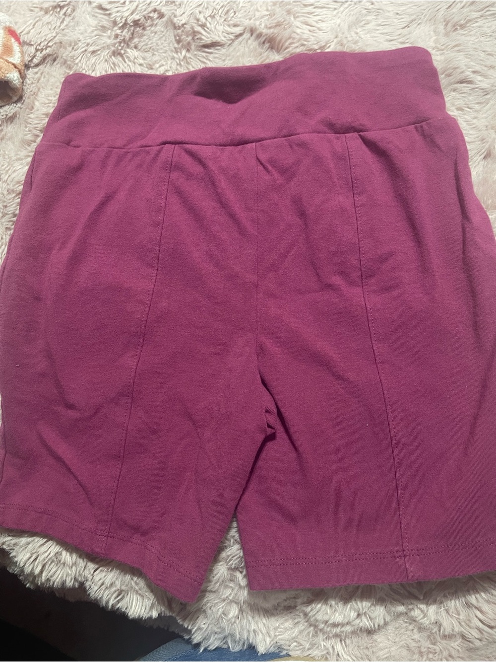 Kids Soft Stretch Shorts - Dusty Rose Pink Large